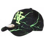 Casquette enfant - hip hop honour - casquette enfant vert fluo noire originale eklyr ny baseball 7 � ...