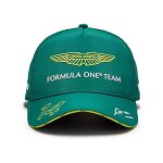Casquette fernando alonso aston martin officiel formule 1 enfant vert