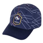 Casquette - fff - collection officielle - taille r�glable - polyester - bleu