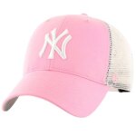 Casquette pour filles - 47 brand - new york yankees branson - rose - polyester - �t�