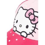Casquette - hello kitty - rose - 65% coton - 35% polyester - mixte enfant
