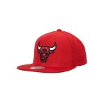 Casquette mitchell & ness chicago bulls rouge osfm