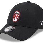 Casquette 9forty - new era - ac milan - noir - taille unique - coton 100%