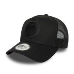 Casquette new era 9forty a - frame trucker adjustable paris saint - germain football officiel tonal noir ...