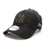 Casquette - new era - metallic outline - noir - 100% coton - femme