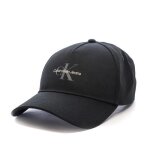 Casquette noire homme calvin klein jeans mono logo print