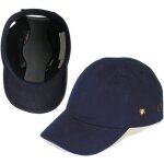 Casquette de protection respirante casque lger pour chantier anti - chute coque abs 4 trous bleu pzcc ...
