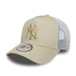 Casquette trucker - new era - new york yankees - beige / gris - adulte - t