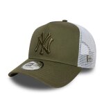 Casquette trucker - new era - new york yankees - vert kaki - adulte - �t�