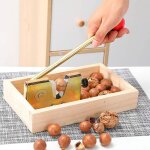 Casse - noix manuel en acier robuste outil rglable pour noix de pcan amandes noisettes et chtaignes ...