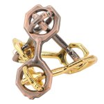 Casse - tte ttramtrique 3d en alliage mtallique  dverrouiller jeu de rflexion pour adultes et ...