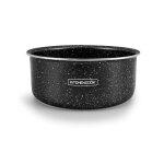 Casserole aluminium 16 cm effet pierre stoned cas16 tfi kitchencook