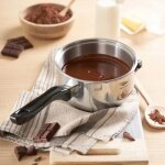 Casserole bain marie inox 18 / 0 �16cm h9. 5cm tous feux pradel france