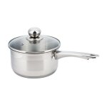 Casserole - kinghoff - kh - 4323 - acier inoxydable - couvercle en verre - 15l - 16cm