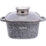 Casserole - klausberg - kb - 7529 - marbre - 22cm - 37l - gris