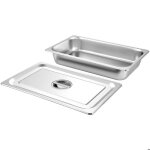 Casseroles de table  vapeur - duoku - lot de 4 - rcipients alimentaires en acier inoxydable de 13 l ...