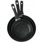 Casserole wmf ensemble de po�les �frire en marbre 20 24 28 cm