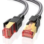 Cat 8 câble ethernet 0. 5mcat8 tressé rond haut débit (40gbps 2000mhz / s) gigabit rj45 stp câble blindé ... Cat 8 câble ethernet 0. 5mcat8 tressé rond haut débit (40gbps 2000mhz / s) gigabit rj45 stp câble blindé ...