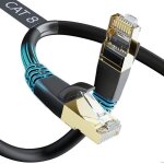 Cat 8 câble ethernet réseau 40gbps 2000mhz rj45 double blindage pour pour commutateurtv boxpcmodemrouteurps5(2 ... Cat 8 câble ethernet réseau 40gbps 2000mhz rj45 double blindage pour pour commutateurtv boxpcmodemrouteurps5(2 ...