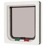 Cat mate chatire blanche  verrouillage  4 voies 19, 2 x 20 cm