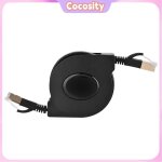Cat7 rj45 rtractable cble de rseau lan blind reproducteur cassette 600 mhz patch flat ethernet cordon ...