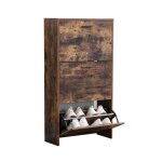 Catavana - meuble de rangement � chaussures - 18 paires - 3 abattants - dimensions : l60xp24xh80 cm - ...