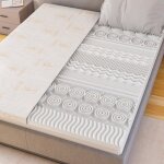 Catavana - surmatelas 140x190 cm - mousse � m�moire de forme 5 cm + housse bambou - confort ergonomique ...