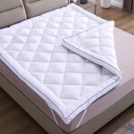 Catavana - surmatelas confort 140x190 cm - microfibre respirante hypoallergnique anti - acariens - 1000g ...