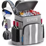 Cavarats sac � dos isotherme - garde 54 canettes froides 24h - �tanche isol� glaci�re portable pour d�jeuner ...