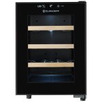 Cave � vin de service - climadiff - cuvee12 - 12 bouteilles - classe e - 345 x 46 x 48 cm - noir