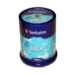 Cd - r verbatim - 80 min - 700 mo - 52x - spindle de 100 - extra protection