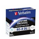 M - disc bd - r dl - verbatim - 43846 - 50 go - 6x - 5 pack jewel case M - disc bd - r dl - verbatim - 43846 - 50 go - 6x - 5 pack jewel case