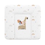 Ceba baby matelas  langer epais lavable - girafe 75x72 cm - certifi ko - tex impermable