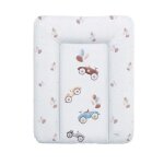 Ceba baby matelas  langer epais lavable - voitures rtro 50x70 cm - certifi ko - tex impermable