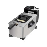 Cecotec friteuse �lectrique 3l cleanfry 3 l full inox. 2000w acier inoxydable filtre oilcleaner corps ...