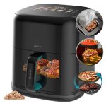 Cecotec air fryer cecofry&grill smokinprime 6500. friteuse � air sans huile grill plancha fonction fumoir ...