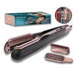 Lisseur vapeur - cecotec - ritualcare air lisse 2in1 - anti - frisottis - 2 ttes magntiques