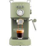 Cecotec machine  caf expresso power espresso 20 retro vert
