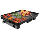 Cecotec plancha de cuisson lectrique magnet 1800. grill de cuisine avec 1800w aluminium avec revtement ...