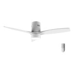 Cecotec ventilateur de plafond avec lumi�re led energysilence aero 5600 classic white. 40w moteur dc ...