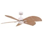 Cecotec ventilateur de plafond avec lampe energysilence aero 5290 natural