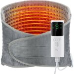 Ceinture chauffante lombaire couverture chauffante lectrique pour soulager la douleur 9 niveaux de chauffage ...