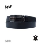 Ceinture homme - jcl - cuir vachette noir - sangle r�glable - boucle automatique - plusieurs tailles