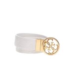 Ceinture guess femme phoebe blanc synthtique