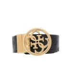 Ceinture guess femme phoebe noir synthtique