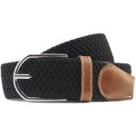 Ceinture pour homme ceinture �lastique tress�e avec boucle recouverte de cuir pour jeans et pantalons ...