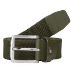 Ceinture kaki homme tommy hilfiger denton elastic