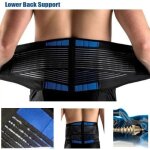 Ceinture lombaire de maintien pour bas du dos double - ajustementxxl