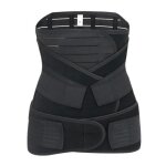 Ceinture post - partum 3 en 1 - femme - taille m - maille douce - rcupration postnatale - noir noir ...