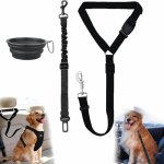 Ceinture de sécurité pour chien - harnais de voiture - accessoires À double usage - réglable - harnais ... Ceinture de sécurité pour chien - harnais de voiture - accessoires À double usage - réglable - harnais ...